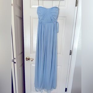 David’s Bridal Strapless Bridesmaid Dress - Size 2
